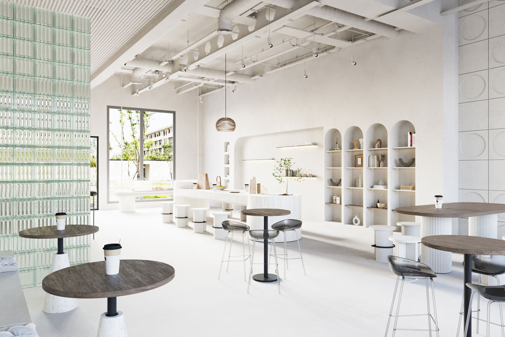 cafetería moderna